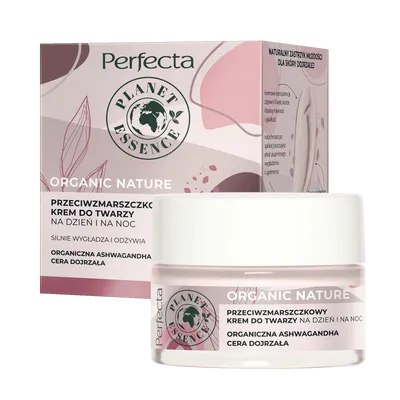 Perfecta Planet Essence, Organic Nature, Przeciwzmarszczkowy krem do twarzy na dzień i na noc