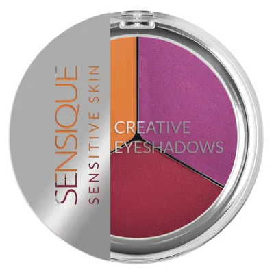 Sensique Creative Eyeshadows (Potrójne kremowe nieperfumowane cienie do powiek)