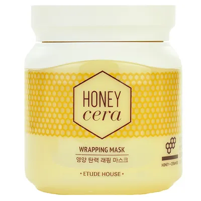 Etude Honey Cera, Wrapping Mask (Miodowa maseczka zmywalna do twarzy)