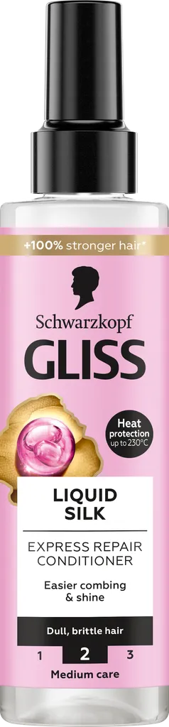 Schwarzkopf Gliss Liquid Silk, Ekspresowa odżywka