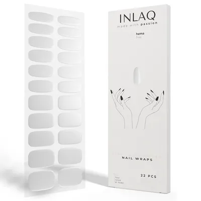 Inlaq Semi Cured UV/LED Nail Wraps (Hybrydowe naklejki na paznokcie)