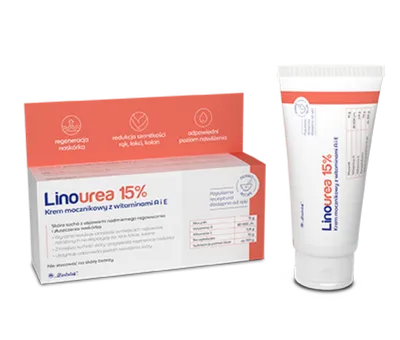 Ziołolek Linourea 15 % (Krem mocznikowy z witaminami A i E)