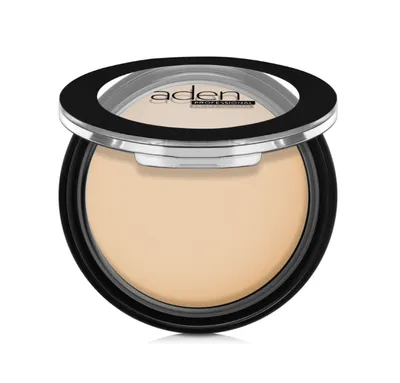 Aden Cosmetics Silky Matt Compact Powder (Matujący jedwabisty puder prasowany)