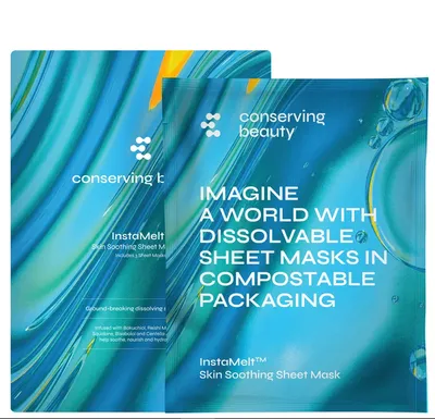 Conserving Beauty InstaMelt, Skin Soothing Sheet Mask (Łagodząca maska na tkaninie)