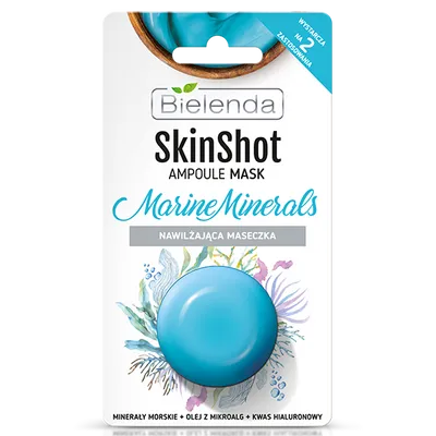 Bielenda Skin Shot Ampoule Mask Marine Minerals (Nawilżająca maseczka)