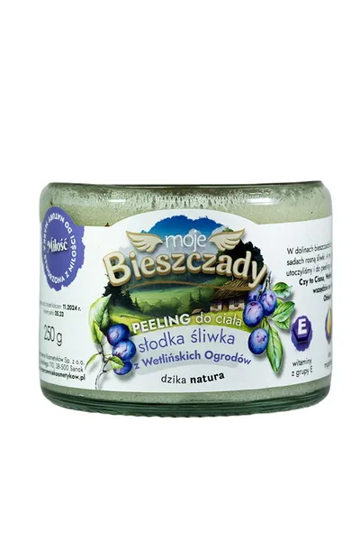 Naturolove Moje Bieszczady, Peeling do ciała Słodka Śliwka z Wetlińskich Ogrodów