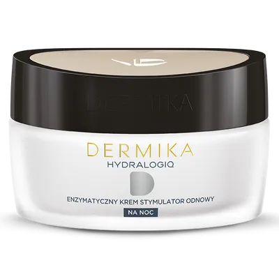 Dermika Hydralogiq, Enzymatyczny krem stymulator odnowy na noc cera dojrzała 40+