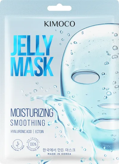 Kimoco Beauty Moisturizing & Smoothing Jelly Mask (Nawilżająco-wygładzająca maska w płachcie)