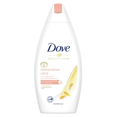 Dove Sensitive Skin, Restorative Care Shower Gel (Żel pod prysznic do skóry wrażliwej)