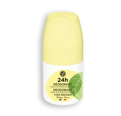 Yves Rocher Citrus with Mint, 24H Deodoranr Roll-on (Cytrus i Mięta, Dezodorant w kulce)