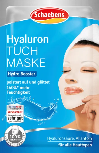 Schaebens Hyaluron Tuchmaske (Maska w płachcie z kwasem hialuronowym)