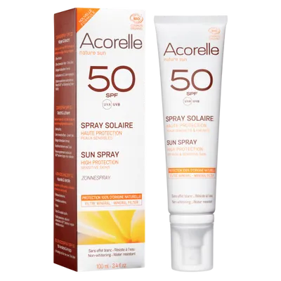Acorelle Unscented Sunscreen Spray SPF 50 (Spray ochronny bezzapachowy SPF 50)