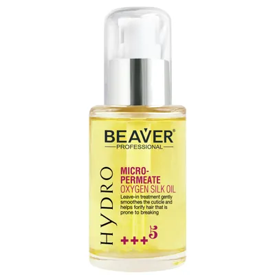 Beaver Professional Hydro, Micro - Permeate Oxygen Silk Hair (Jedwabny olejek do włosów)