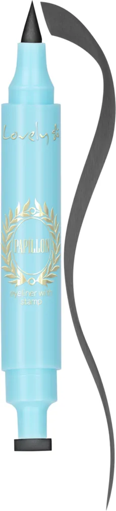 Lovely Papillon, Eyeliner with Stamp (Eyeliner ze stemplem 2w1)