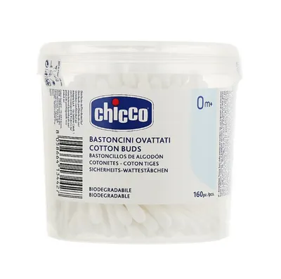 Chicco Patyczki bawełniane do uszu dla dzieci