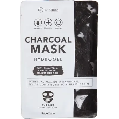 Action Skin Bliss, Charcoal Hydrogel Mask (Węglowa maska hydrożelowa)