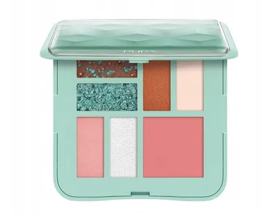 PUPA Milano 3D Effects Design Eyeshadow 001 Tiffani (Paleta do makijażu)