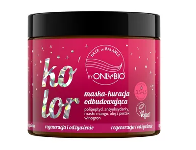 OnlyBio Hair In Balance, Kolor, Maska-kuracja odbudowująca