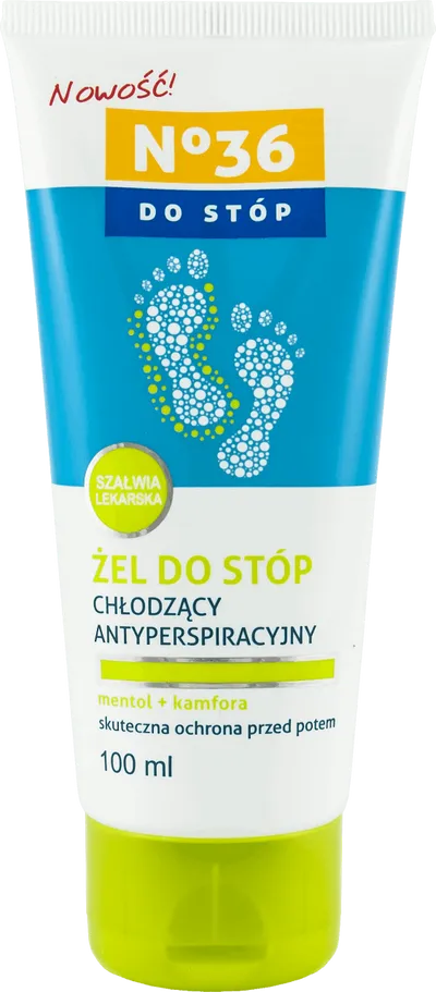 No 36 Żel do stóp  chłodzący, antyperspiracyjny (nowa wersja)