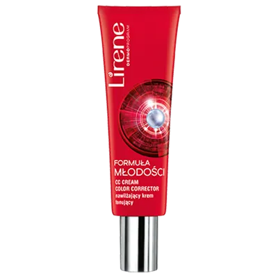Lirene Dermoprogram Formuła Młodości, CC Cream  Color Corrector,  Nawilżający krem tonujący