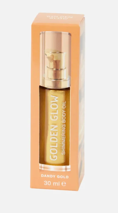 Action Golden Glow,Shimmering Body Oil (Rozświetlający olejek do ciała)