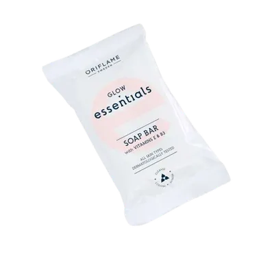 Oriflame Essentials Glow Soap Bar (Rozświetlające mydło z witaminą E i B3)