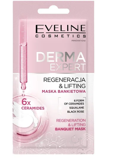 Eveline Cosmetics Derma Expert, Regeneracja & Lifting, Maska bankietowa (Maska bankietowa)