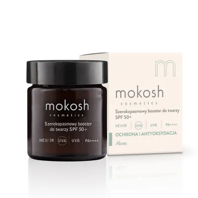 Mokosh Cosmetics Szerokopasmowy booster do twarzy SPF 50+