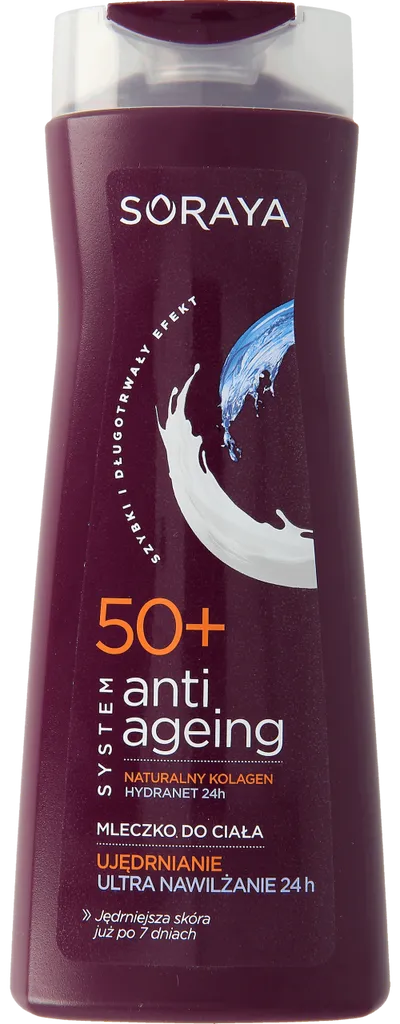 Soraya System Anti  Ageing, Mleczko do ciała ujędrniajace i nawilżające 50+