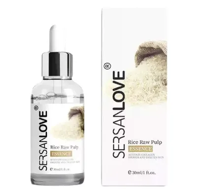 Sersanlove Rice Raw Pulp Essence (Serum przeciwstarzeniowe z ekstraktem z ryżu i kwasem hialuronowym)
