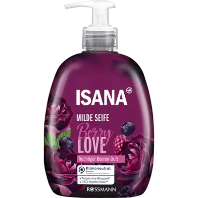 Isana Milde Seife Berry Love (Mydło w płynie)