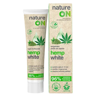 natureON Hemp White, Wegańska pasta do zębów