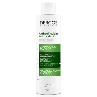 Vichy Dercos, Anti - Pelliculaire Sensitive Shampooing Traitant (Szampon przeciwłupieżowy do skóry wrażliwej)