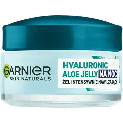 Garnier Skin Naturals, Hyaluronic Aloe Jelly, Żel intensywnie nawilżający na noc