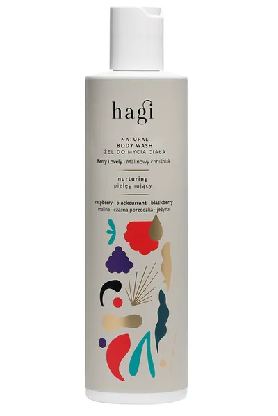 Hagi Berry Lovely, Natural Body Wash (Naturalny żel do mycia `Malinowy chruśniak`)