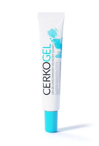 Cerko Cerkogel 10, 10% żel mocznikowy do skóry głowy