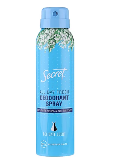 Secret Delicate Scent All Day Fresh Deodorant Spray (Antyperspirant w sprayu damski)