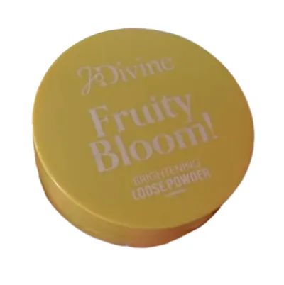 Jo Divine Fruity Bloom, Brightening Loose Powder (Rozjaśniający puder sypki)