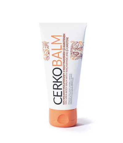 Cerko Cerkobalm, 10% balsam mocznikowy z niacynamidem i b-karotenem