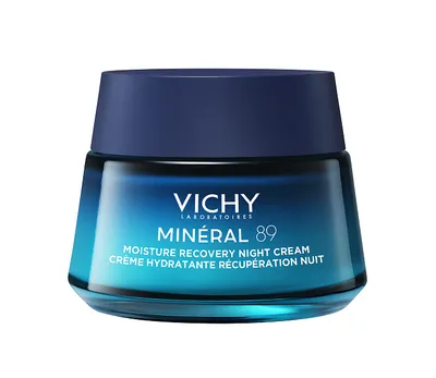 Vichy Minéral 89, Nawilżająco–regenerujący krem na noc z melatoniną