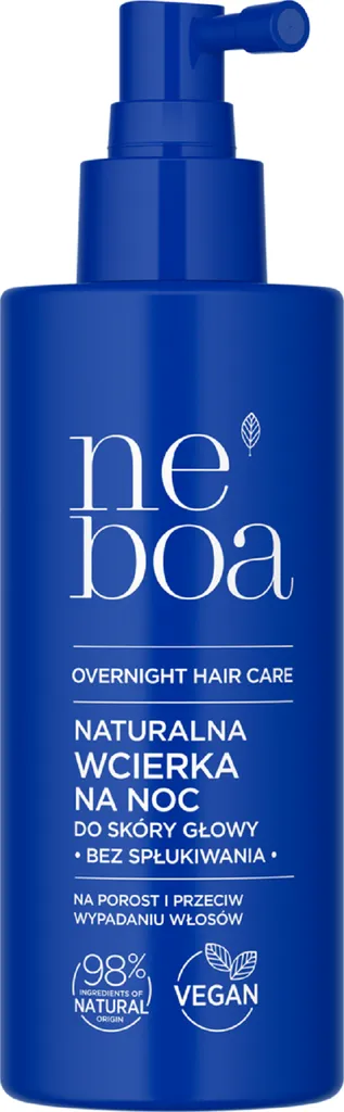 Neboa Overnight Hair Care, Naturalna wcierka na noc do skóry głowy