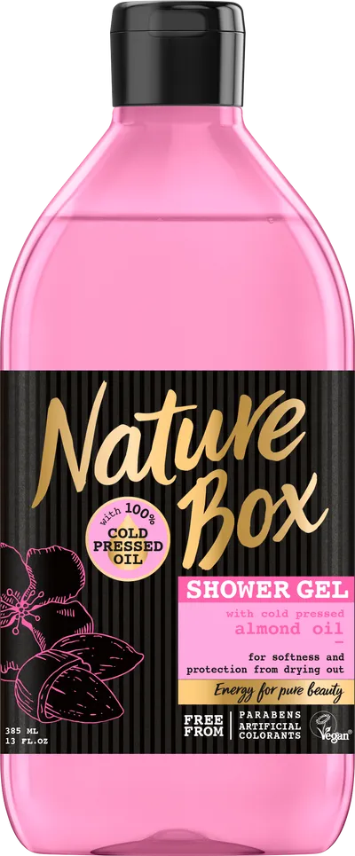 Nature Box Pielęgnacyjny żel pod prysznic z olejem migdałowym