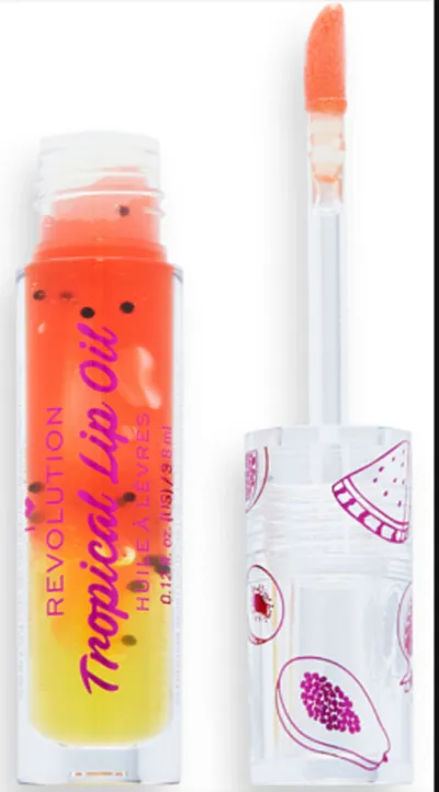 I Heart Revolution Tasty, Tropical Lip Oil Papaya (Olejek do ust `Papaya`)