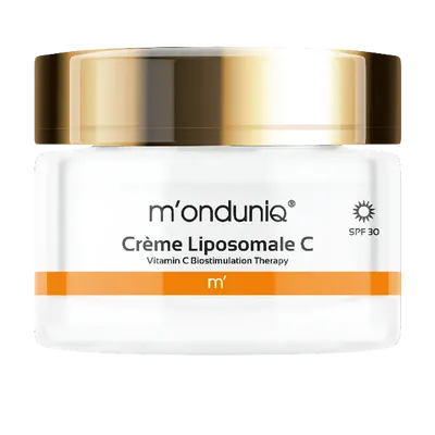 M'onduniq Creme Liposomale C SPF 30 (Rozjaśniający krem przeciw hiberpigmentacji z witaminą C)