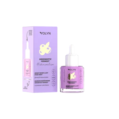 Yolyn Greenbiotic Ferment, Berry Berry Lady Face Shot (Bardzo borówkowe serum do twarzy)