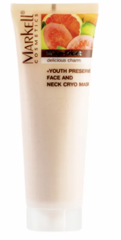 Markell Cosmetics Magic Duet, Youth Presume Face and Neck Cryo Mask (Krio-maska do twarzy i szyi `Ochrona młodości`)