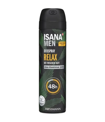 Isana Men, Deospray Relax 48h (Dezodorant  w sprayu)