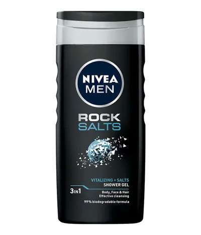 Nivea Men, Rock Salt Shower Gel (Żel pod prysznic z solą kamienną)