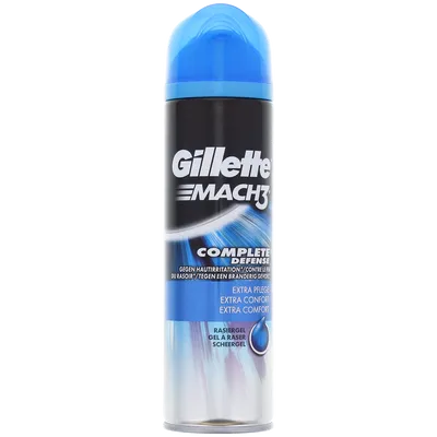 Gillette Mach3 Complete Defense Extra Comfort, Żel do golenia