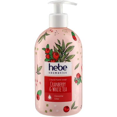 Hebe Cosmetics, Liquid Hand Soap Cranberry & White Tea (Mydło w płynie `Żurawina i biała herbata`)